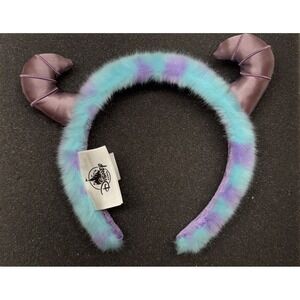 DISNEY PARKS MONSTERS INC MU SULLEY SULLY HORN EARS ONE SIZE ADULT HEADBAND